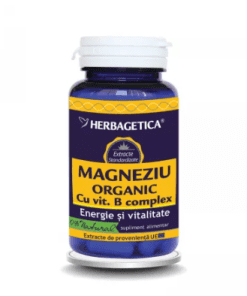 Herbagetica magneziu Organic Vit B Complex 60 capsule
