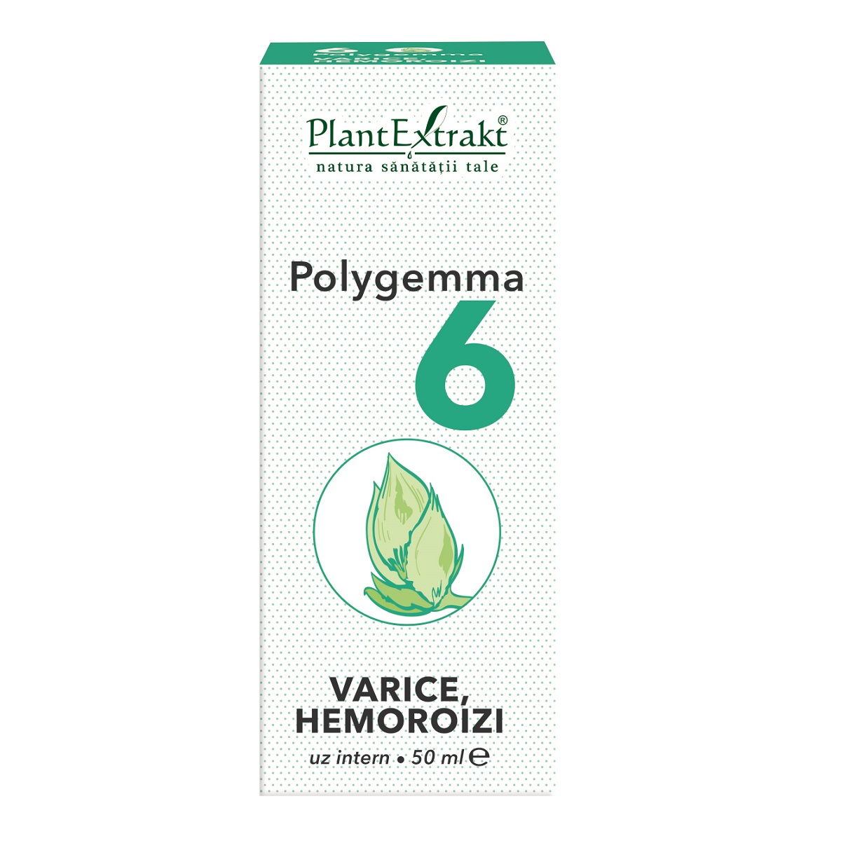 Polygemma 6 - Varice, hemoroizi - PlantExtrakt, 50 ml (Varice) - karmagamebox.ro