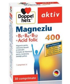 Doppelherz Magneziu Uk + B1+B6+B12 + Acid Folic 30 capsule