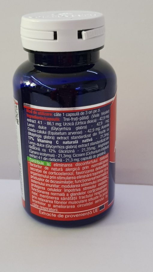 Herbagetica Alergonat UK 60 capsule 2