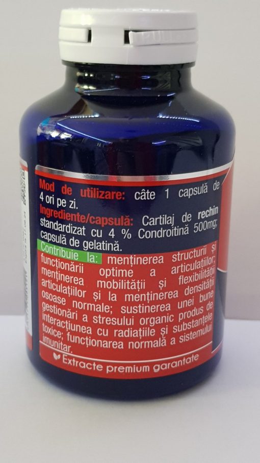 Herbagetica Cartilaj de Rechin UK 120 capsule 2