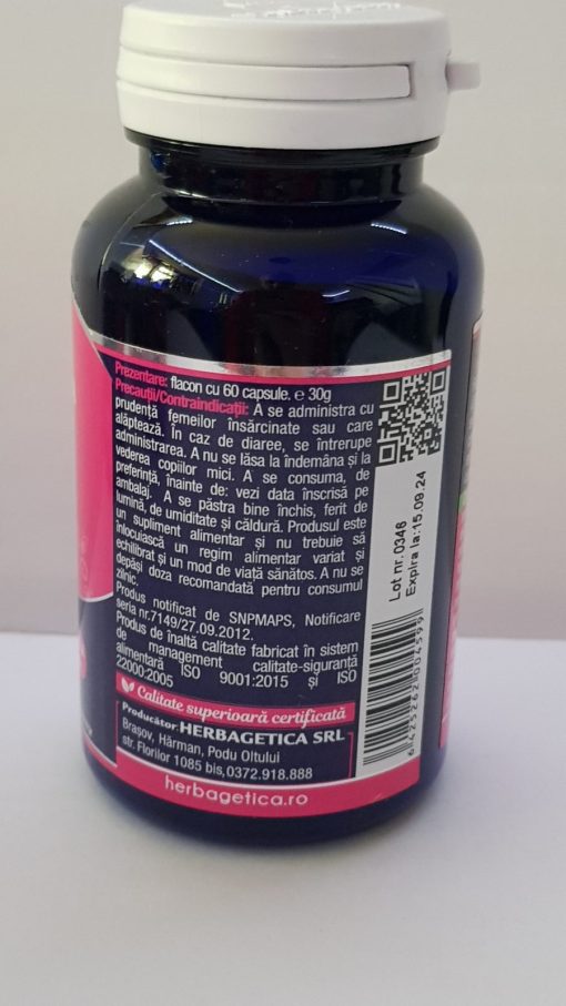 Herbagetica Detox Activ UK 60 capsule 3