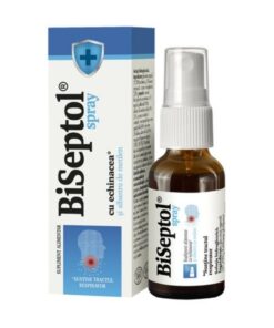 BiSeptol Spray, Fara Alcool cu Echinacea, 20 ml, Dacia Plant