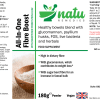 All-In-One Fiber Boost 180g 6.35oz label