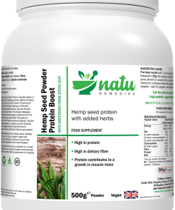 Hemp Seed Powder Protein Boost 500g 17.6oz 4