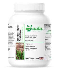 Hemp-Seed-Powder-Protein-Boost-500g-Naturalremedies-UK