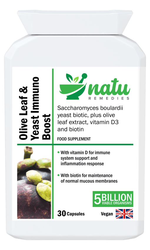Olive-Leaf-_-Yeast-Immuno-Boost-30-caps-Naturemedies-UK