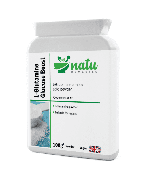 L-Glutamine-Glucose-Boost-100g-Naturemedies-UK