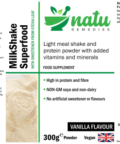 MilkShake Superfood Vanilla 300g 10.5oz 1