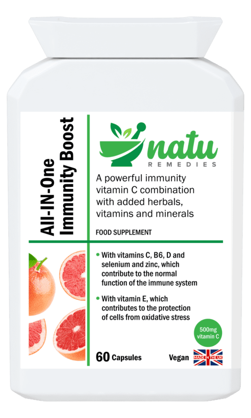 NatuRemedies All In One Immunity Boost 60 caps Grapfruit seed extract Vitamins and Minerals
