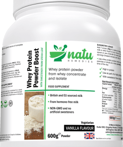 Whey Protein Powder Boost Vanilla 600g 21oz Flavoured
