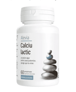 Calciu lactic, 60 comprimate, Alevia UK