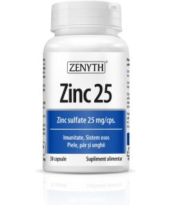 Zinc 25, 60 capsule, Zenyth UK