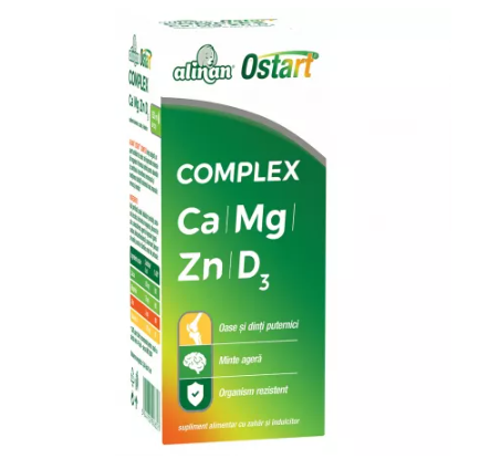 Alinan Ostrant Complex Ca Mg Zn D3 200 ml