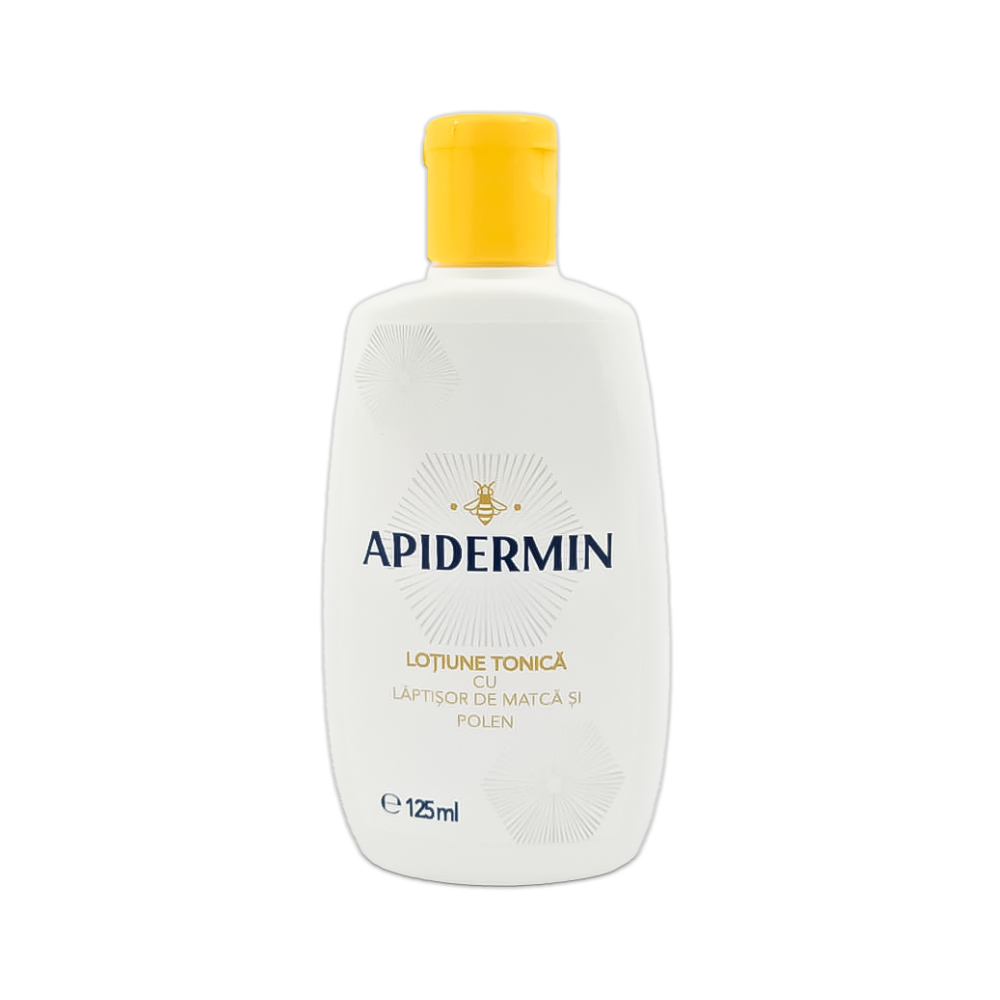Apidermin Lotiune Tonica 125ml cu Laptisor de Matca si Polen 3 Apidermin Lotiune Tonica 125ml cu Laptisor de Matca si Polen