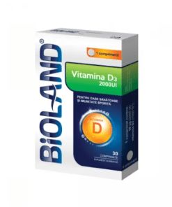 Bioland Vitamina D3 2000UI 30 comprimate