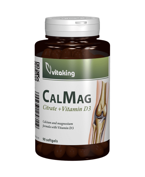 Citrat de Calciu-Magneziu cu vitamina D - 90 capsule
