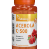 Vitamina C 500 mg cu acerola cu gust de capsuni - 40 compr Vitaking UK