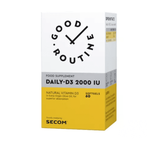 Good Routine Daily D3, 30 capsule, Secom