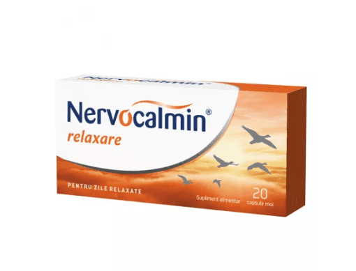 Nervocalmin Relaxare Biofarm UK 20 caps