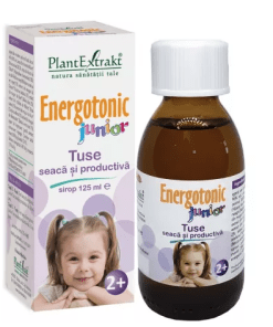 Sirop Energotonic Junior Tuse, 125 ml, Plant Extrakt