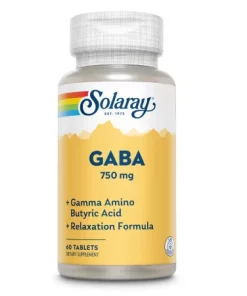 Gaba 750mg Solaray, 60 tablets, Secom