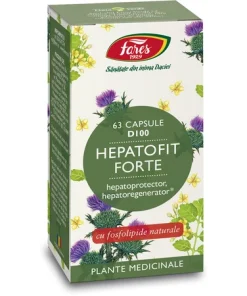 Fares Hepatofit Forte Cu fosfolipide Naturale D100 63 capsule