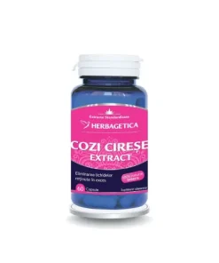 Cozi de cirese extract, 60 capsule, Herbagetica
