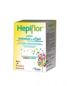 Hepiflor pentru bebelusi si copii, 10 plicuri, Terapia