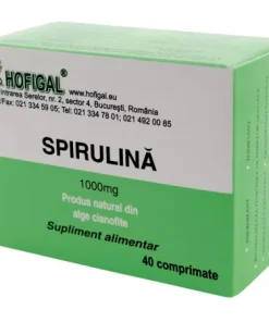 Spirulina 1000mg, 40 comprimate, Hofigal