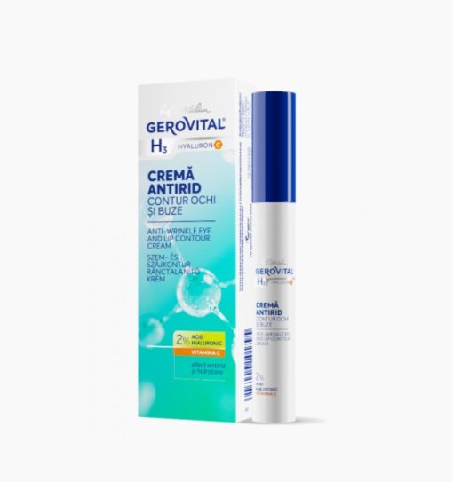 Gerovital Crema Antirid Contur Ochi si Buze UK H3 Classic 15ml