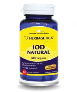 Iod Natural, 500mcg, 60 capsule, Herbagetica
