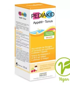 Sirop cu gust de zmeura Appetit Tonus, 125 ml, Pediakid