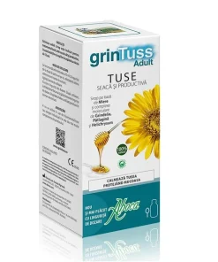 GrinTuss sirop de tuse pentru adulti, 180 ml, Aboca