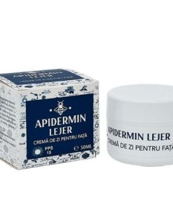 Crema hidratanta de zi Apidermin Lejer SPF 15, 50 ml, Complex Apicol