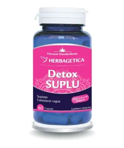 Detox Suplu, 60 capsule, Herbagetica