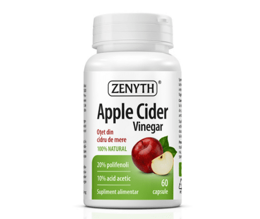 Otet din cidru de mere, 60 capsule, Zenyth