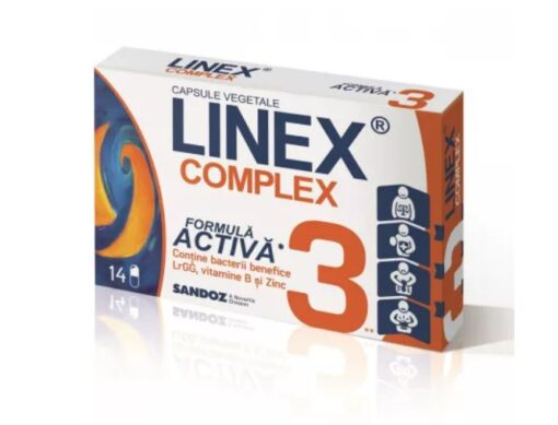 Linex Complex 3, 14 capsule vegetale, Sandoz