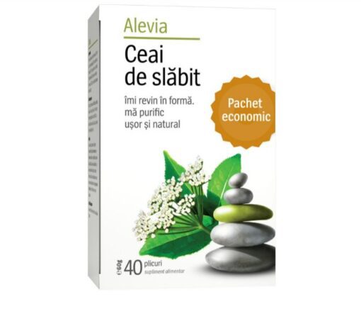 Ceai de slabit, 40 plicuri, Alevia