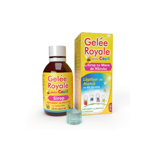 Gelee Royale Copii, Sirop cu Manuka 150 ml, Justin Phrma