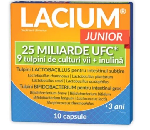 Lacium Junior 25 miliarde UFC, 10 capsule, Zdrovit