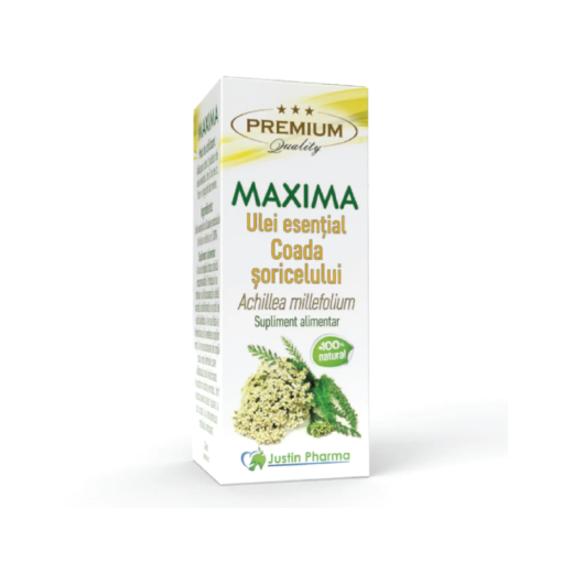 Ulei esential de Coada soricelului, 10 ml, Justin Pharma