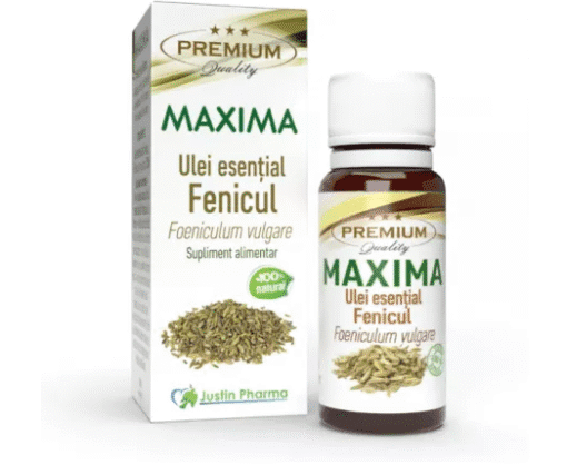 Ulei esential de fenicul Maxima, 10 ml, Justin Pharma