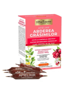 Apielixir Arderea grasimilor, 30 fiole, Albina Carpatina