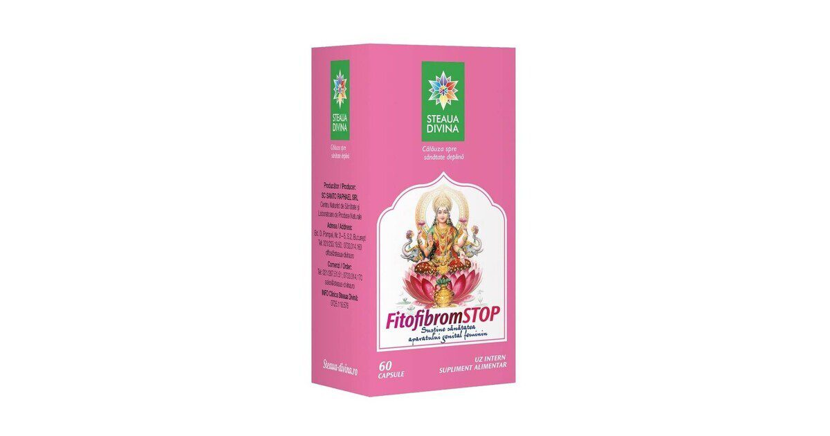 Fitofibromstop, 60 capsule, Steaua Divina 2 Fitofibromstop, 60 capsule, Steaua Divina