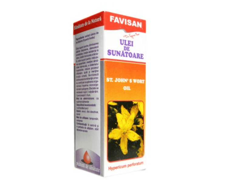 Ulei de sunatoare, 30 ml, Favisan 3 Ulei de sunatoare, 30 ml, Favisan