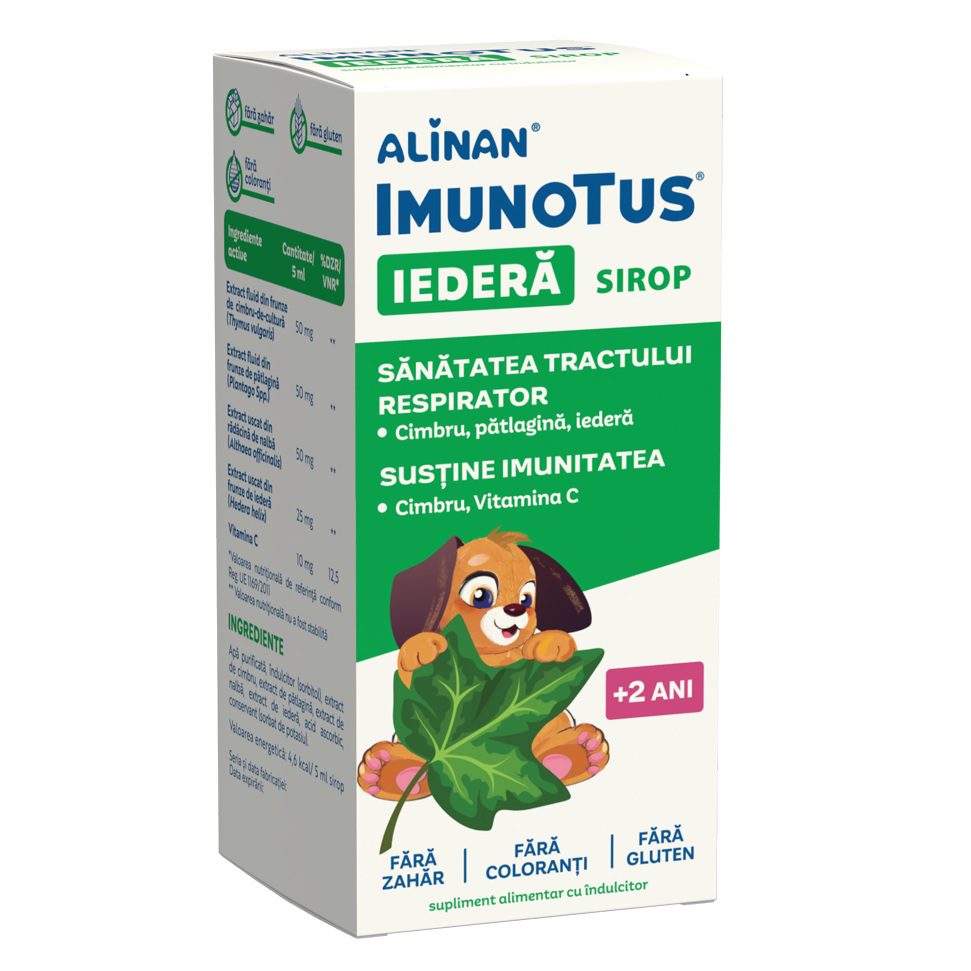 Sirop Imunotus de Iedera Alinan, 150 ml, Fiterman Pharma 2 Sirop Imunotus de Iedera Alinan, 150 ml, Fiterman Pharma