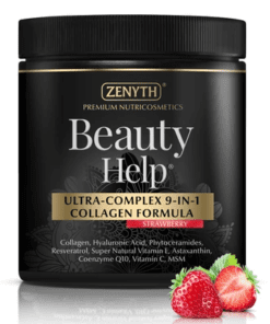 Beauty Help Ultra-Complex 9-in1 Collagen Formula 300 g, Zenyth, aroma de Capsuni/Ciocolata