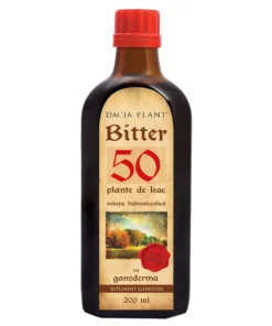 Bitter din 50 de Plante cu Ganoderma 200 ml, Dacia Plant