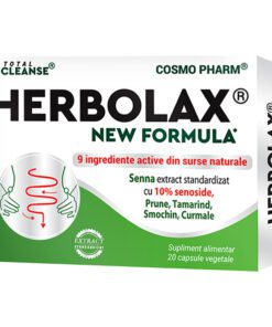 Herbolax New Formula, 20 capsule vegetale, Cosmopharm